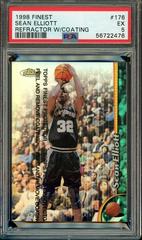 Sean Elliott [Refractor w/ Coating] #176 Basketball Cards 1998 Finest Prices