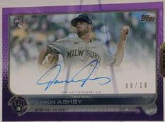 Aaron Ashby [Purple] #CAA-AAS Baseball Cards 2022 Topps Clearly Authentic Autographs Prices