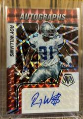 Roy Williams [Red] #AM-RW Football Cards 2022 Panini Mosaic Autographs Prices