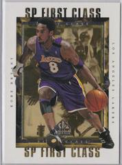 kobe Bryant #FC2 Basketball Cards 2000 SP Authentic First Class Prices