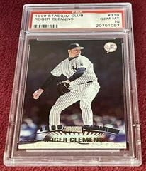 Roger Clemens #319 Baseball Cards 1999 Stadium Club Prices