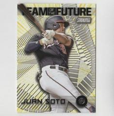 Juan Soto [Black] Baseball Cards 2022 Stadium Club Team of the Future Prices