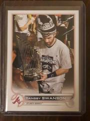 Dansby Swanson [SSSP Variation] Baseball Cards 2022 Topps Prices