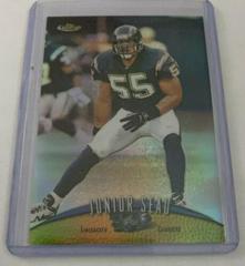 Junior Seau [Refractor] #224 Football Cards 1998 Topps Finest Prices