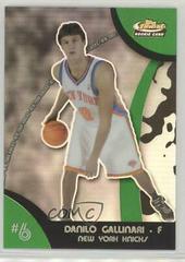 Danilo Gallinari [Green Refractor] #106 Basketball Cards 2007 Finest Prices