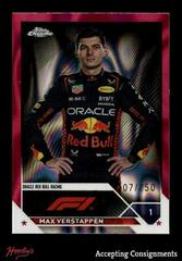 Max Verstappen [Fuchsia Lava Refractor] #1 Racing Cards 2023 Topps Chrome Formula 1 Prices