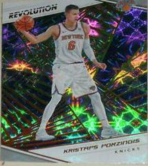 Kristaps Porzingis [Galactic] Basketball Cards 2018 Panini Revolution Prices