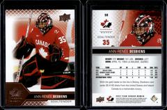 Ann Renee Desbiens [Rose Gold] Hockey Cards 2022 Upper Deck Team Canada Juniors Prices