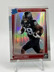 Breece Hall [Holo] Football Cards 2022 Panini Chronicles Draft Picks Donruss Optic Rated Rookie Prices