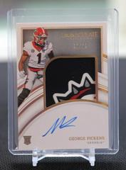 George Pickens [Patch Autograph Gold] #76 Football Cards 2022 Panini Immaculate Collegiate Prices