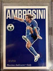 Massimo Ambrosini [Blue] Soccer Cards 2017 Panini Nobility Prices