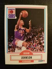 Edward Johnson Basketball Cards 1990 Fleer Prices