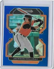 Jackson Holliday [Blue] Baseball Cards 2022 Panini Prizm Draft Picks Prices