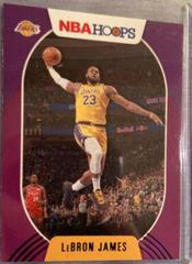 LeBron James [Purple] Basketball Cards 2020 Panini Hoops Prices