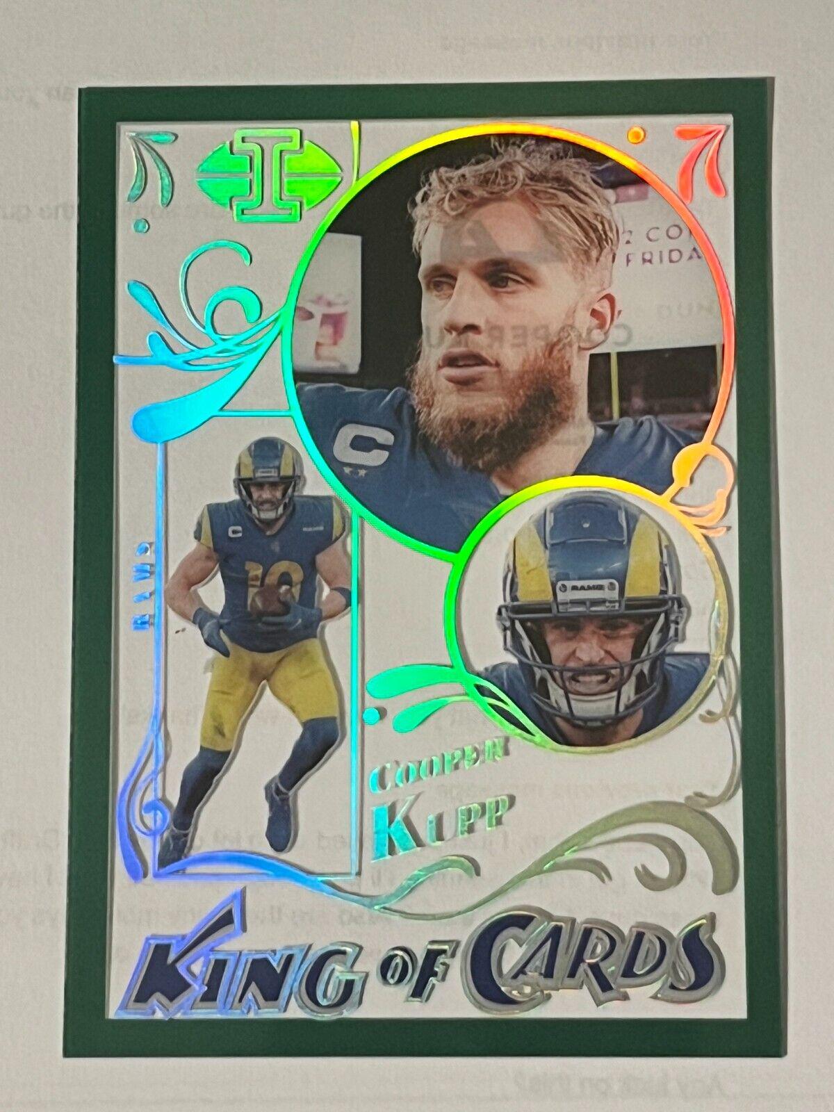 Cooper Kupp [Emerald] KC10 Prices 2022 Panini Illusions King Of
