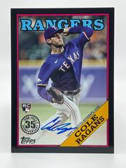 Cole Ragans [Black] Baseball Cards 2023 Topps Update 1988 Autographs Prices