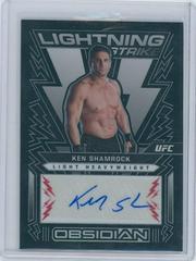 Ken Shamrock #OL-KSH Ufc Cards 2023 Panini Chronicles UFC Obsidian Lightning Strike Signatures Prices