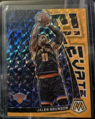 Jalen Brunson [Orange Fluorescent] #6 Basketball Cards 2022 Panini Mosaic Elevate Prices