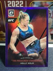 Holly Holm [Purple] Ufc Cards 2022 Panini Donruss Optic UFC Also Known As Prices