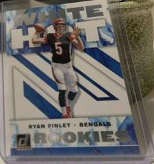 Ryan Finley Football Cards 2019 Donruss White Hot Rookies Prices