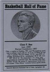 Clair Bee Basketball Cards 1986 Hall of Fame Metallic Prices