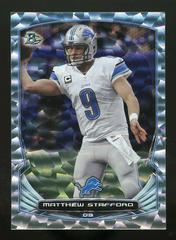 Matthew Stafford [Silver Ice] #101 Football Cards 2014 Bowman Prices
