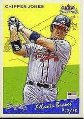 Chipper Jones #223 Baseball Cards 2002 Fleer Tradition Prices