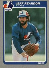 Jeff Reardon #407 Baseball Cards 1985 Fleer Prices