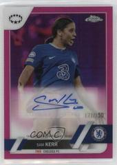 Sam Kerr [Pink Prism] #A-SK Soccer Cards 2022 Topps Chrome UEFA Women's Champions League Autographs Prices