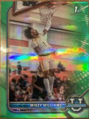 Mikey Williams [Chrome Green Refractor] #1 Basketball Cards 2021 Bowman University Prices