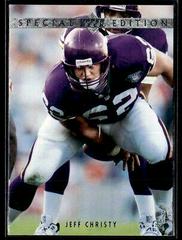 Jeff Christy Football Cards 1995 Upper Deck Special Edition Prices