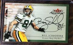 Bill Schroeder [Silver] Football Cards 2000 Fleer Autographics Prices