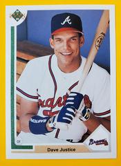 Dave Justice #363 Baseball Cards 1991 Upper Deck Prices