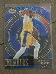 Anthony Davis [Blue] #27 Basketball Cards 2020 Panini Select Numbers Prices