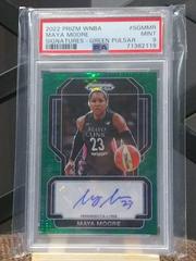 Maya Moore [Green Pulsar] Basketball Cards 2022 Panini Prizm WNBA Signatures Prices