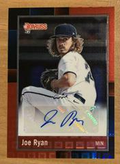Joe Ryan [Pandora Red] #R88S-JR Baseball Cards 2022 Panini Donruss Optic Retro 1988 Signatures Prices