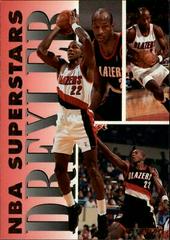 Clyde Drexler #4 Basketball Cards 1993 Fleer NBA Superstars Prices