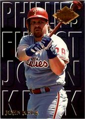 John Kruk #9 Baseball Cards 1994 Ultra Phillies Finest Prices