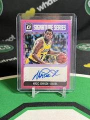 Magic Johnson [Pink] #MJS Basketball Cards 2018 Panini Donruss Optic Signature Series Prices