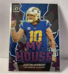 Justin Herbert [Purple Stars] #MH-11 Football Cards 2022 Panini Donruss Optic My House Prices