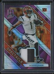 Ja'Marr Chase [Pink Neon] #6 Football Cards 2023 Panini Spectra Sunday Spectacle Prices