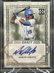 Aaron Sabato [Silver Spectrum] #BA-AS1 Baseball Cards 2020 Leaf Ultimate Autographs Prices