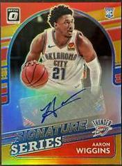 Aaron Wiggins [Gold] #SS-AWG Basketball Cards 2021 Panini Donruss Optic Signature Series Prices