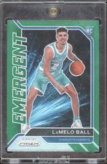 Lamelo Ball [Green Prizm] #23 Basketball Cards 2020 Panini Prizm Emergent Prices
