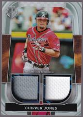 Chipper Jones Baseball Cards 2022 Topps Tribute Dual Relics Prices