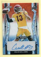 Caleb Williams [Kaleidoscope Red White Blue] #BA-CW1 Football Cards 2022 Leaf Flash Autographs Prices