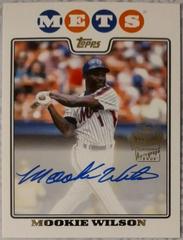Mookie Wilson Baseball Cards 2023 Topps Archives 2008 Fan Favorites Autographs Prices
