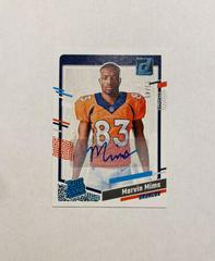 Marvin Mims [Autograph] #19 Football Cards 2023 Panini Donruss Rated Rookies Portrait Prices