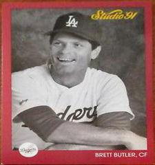 Brett Butler #181 Baseball Cards 1991 Studio Prices