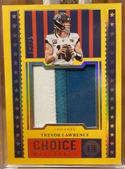 Trevor Lawrence [Gold] #CHM-7 Football Cards 2022 Panini Encased Choice Materials Prices